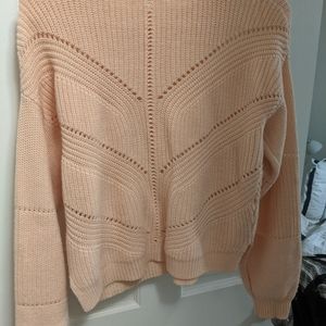 Peach Marine Layer Knit - size small